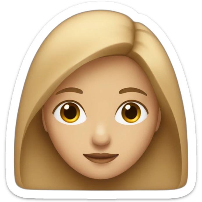 woman-white,-brown-long-hair,-brown-eyes,-with-a-book sticker