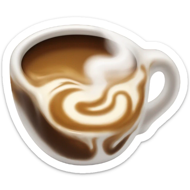 Coffee sticker