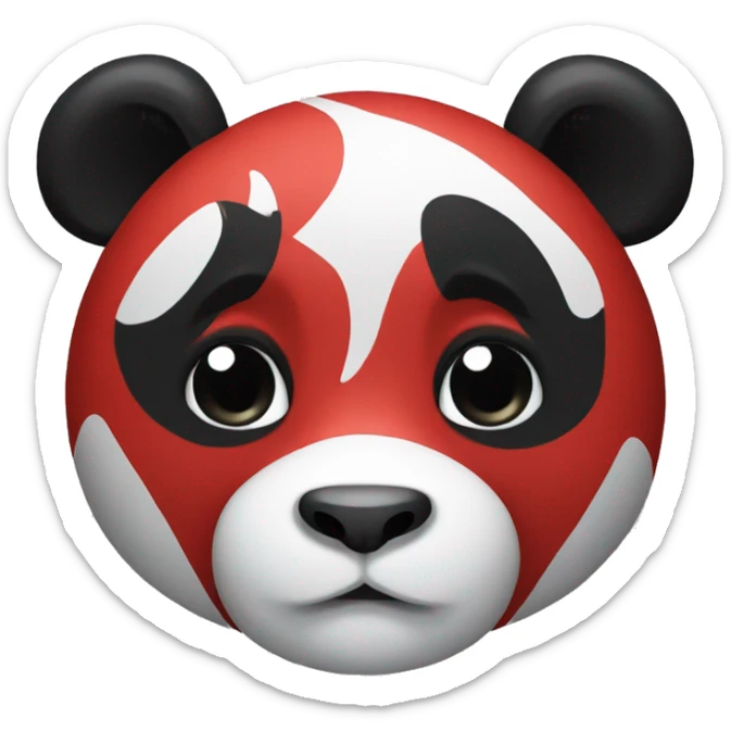 Panda rojo sticker