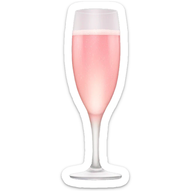 Pink champagne  sticker