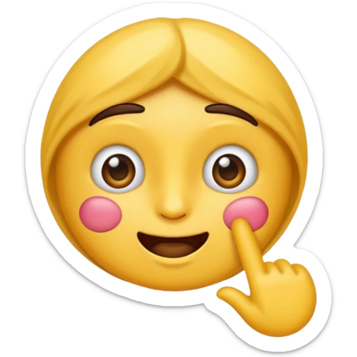 quiero un emoji que represente de tono coqueto y no tan asustadizo FOMO, que significa "fear of missing out" (miedo a perderse algo) y es la sensación de ansiedad por no estar participando en eventos o experiencias que otros están disfrutando. sticker