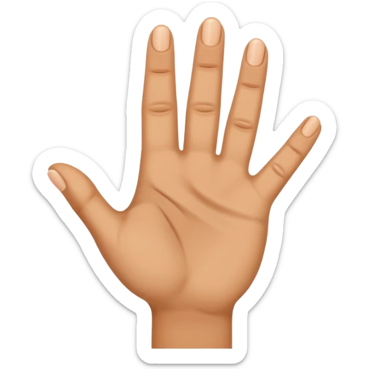 I want an emoji that looks like 🤌🏻👌🏻🤏🏻but i want that the the middle vinger touches the tumb and the other vingers dont. sticker