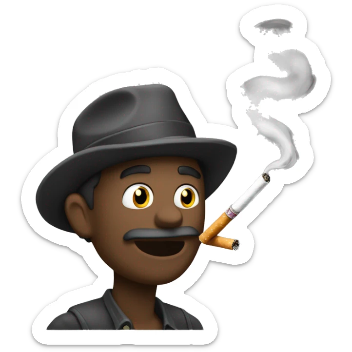 Jacksboro Smoking a cigarette ￼ sticker