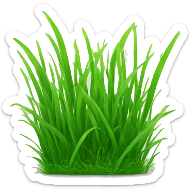 Grass sticker