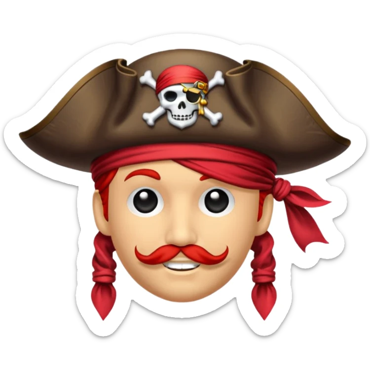 Je veux un tableau de stickers pour mon clan lak khawarizmi notre symbol est les pirat au chapeaux rouge , est un autre tableau de stickers écharpe de ton choix pour mon clan sticker