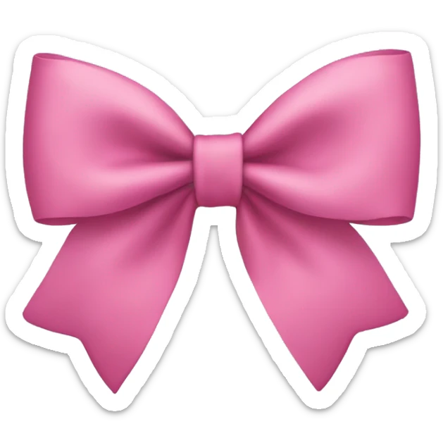 Hair bow sticker
