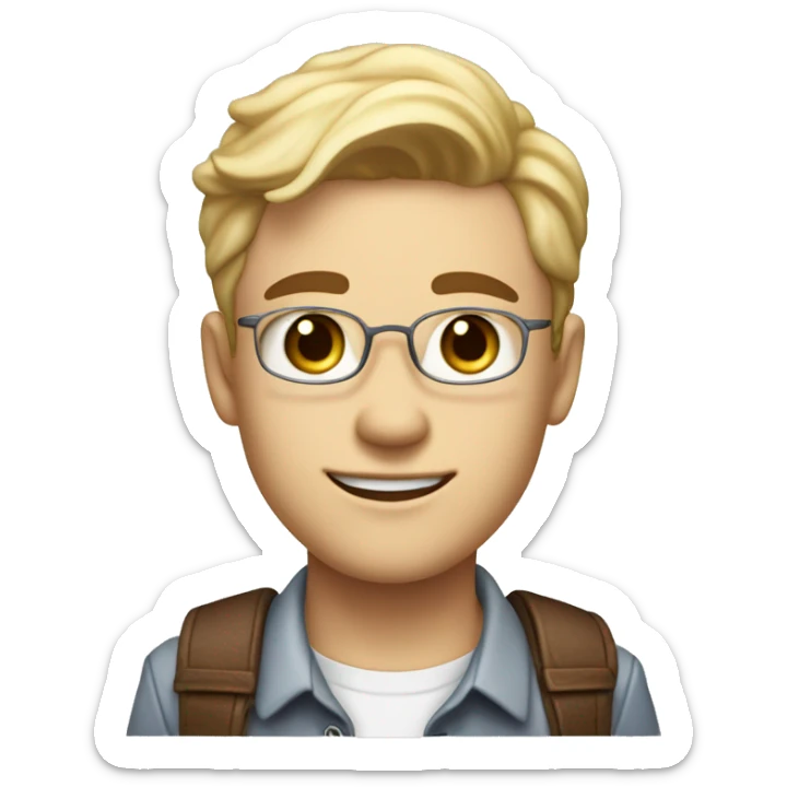 One person whose name lee jeno and his job an idol he likes gelato ice cream  sticker