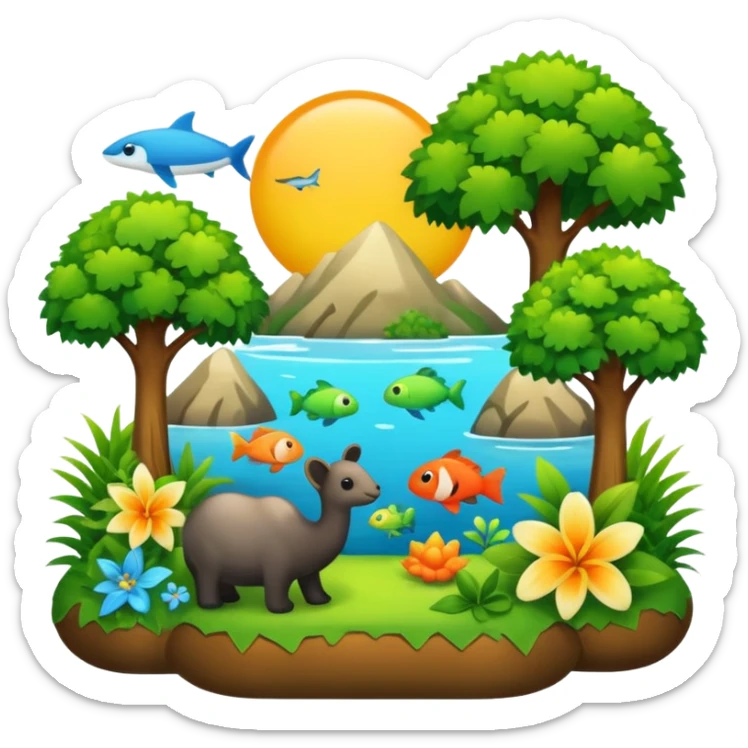 biodiversity sticker
