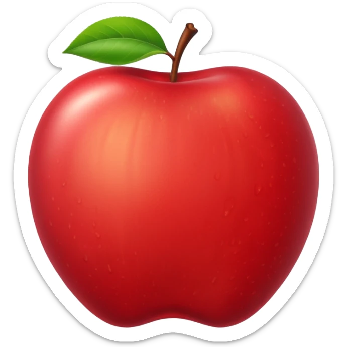 Create an emoji of an energy bar that you can eat. It should look like an apple emoji. sticker