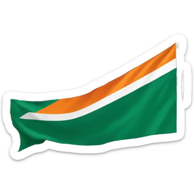 a university of miami flag and a sign that says UMIAMI is the school for reyanna!!! sticker