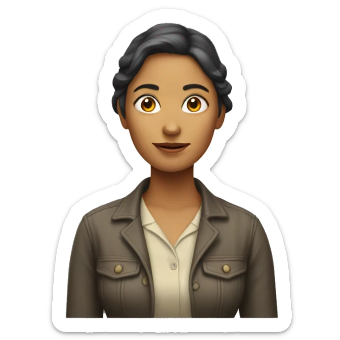 Mujer Paleontologa  sticker