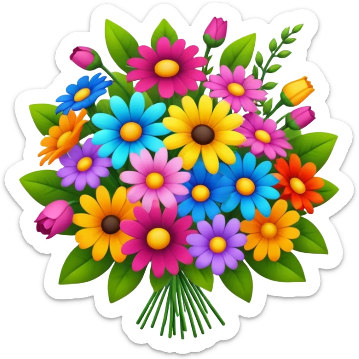 flowers sticker