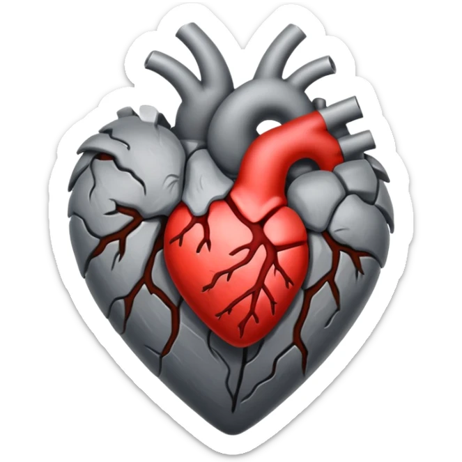 Dead heart  sticker