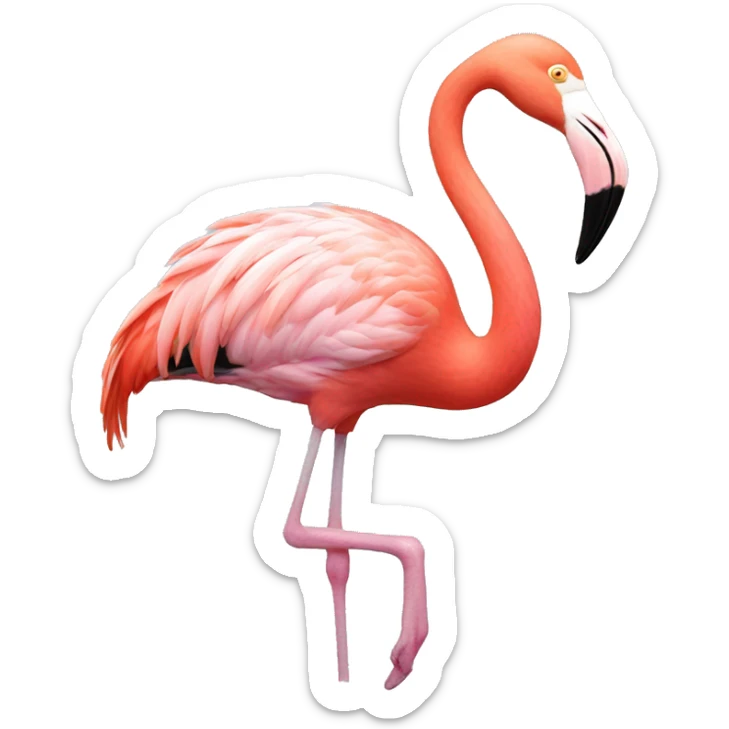flamingo sticker