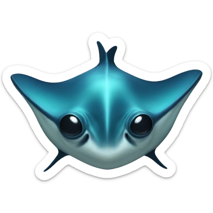 RAY manta sticker