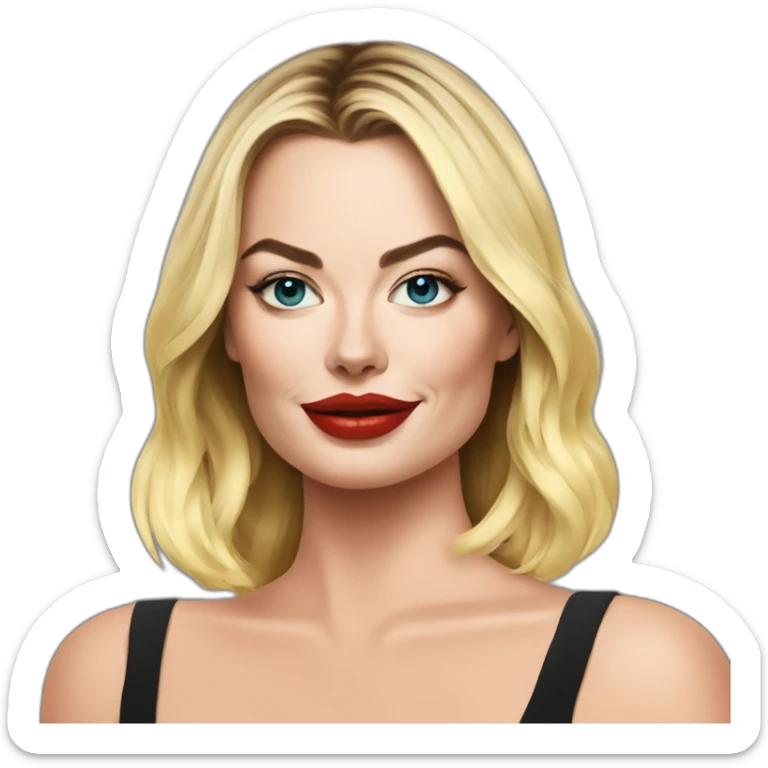 Margot Robbie sticker