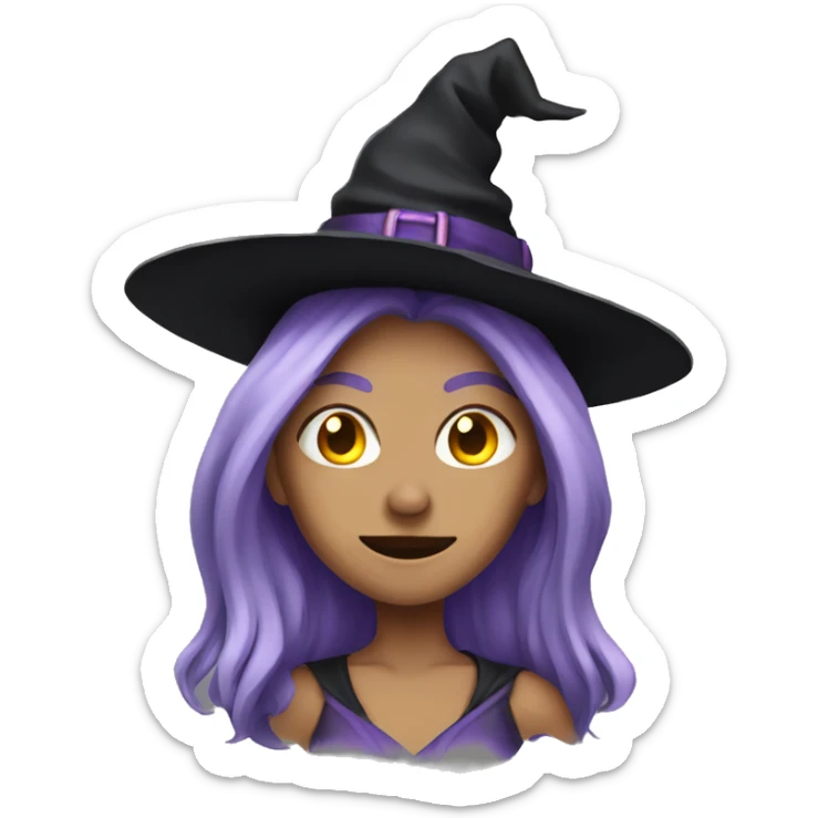 Insane witch sticker