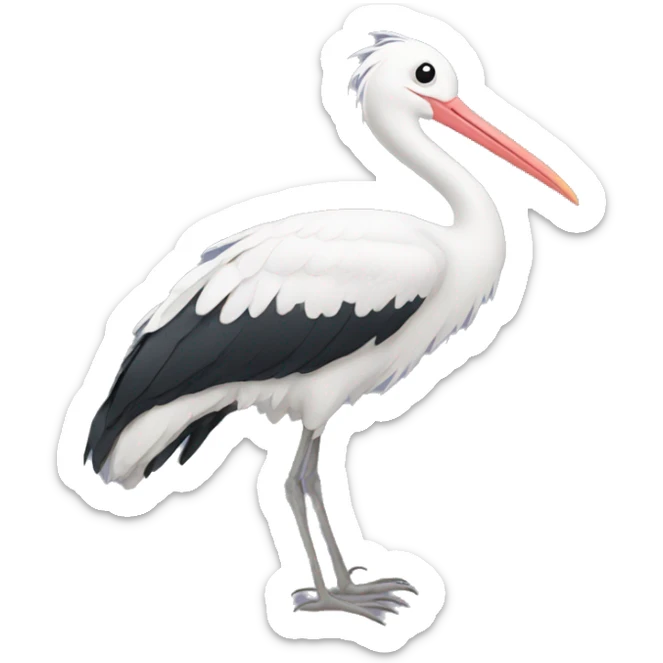 Stork  sticker