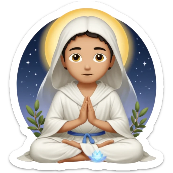 I want an emoji to use for mental wellness in a mystical setting. I want to reference a clarity seeker sticker