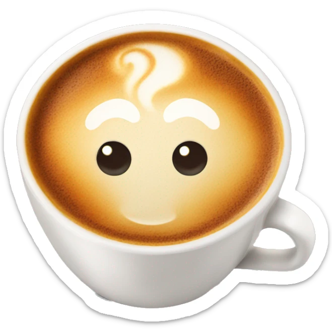 italian cappuccino sticker