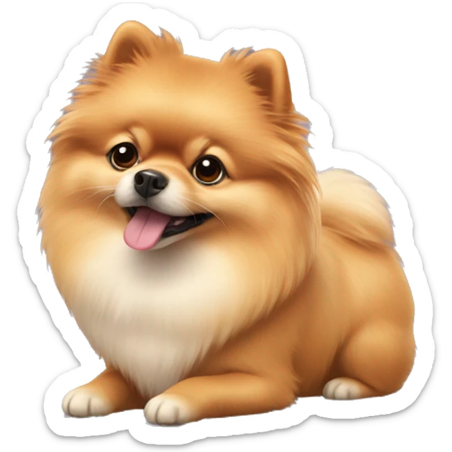 pomeranian sticker