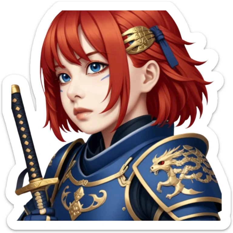 Samurai Strategist sticker