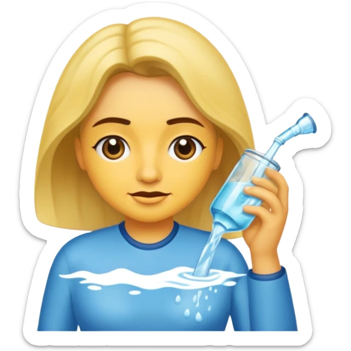 Limpando as janelas  sticker