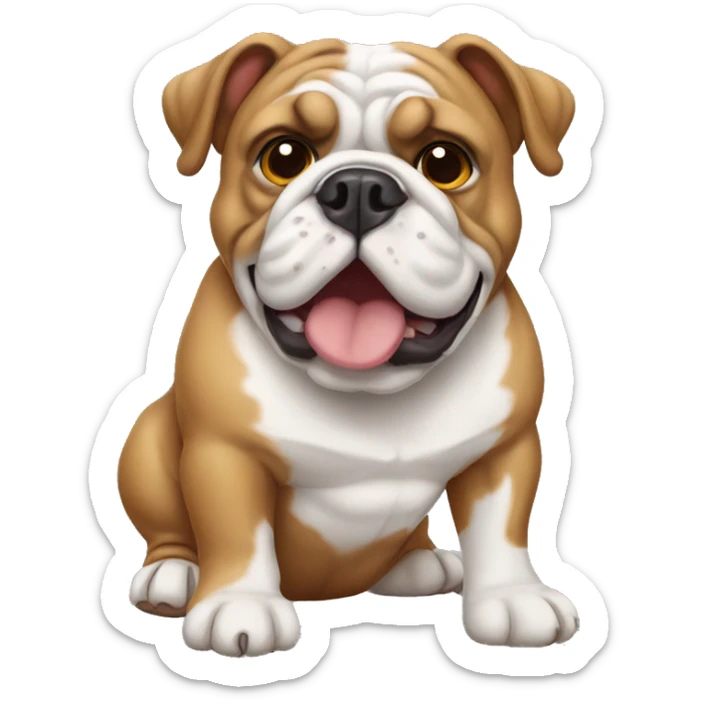 English bulldog  sticker