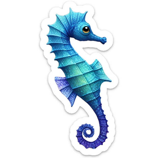 Seahorse sticker