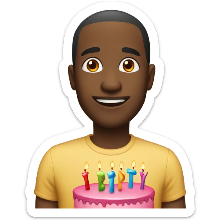 Happy birthday sticker