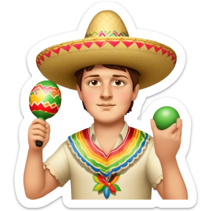 Meraca Musician sticker