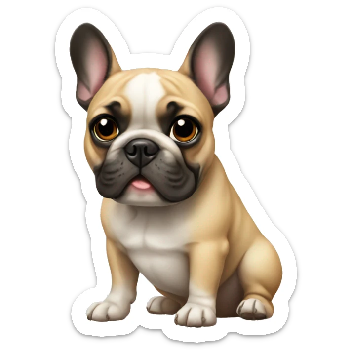 French bulldog  sticker