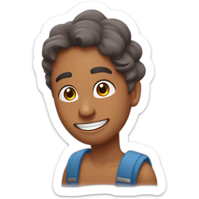 carita enamorado animado con movimiento con un texto que diga "munanakuy" sticker