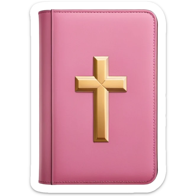 Pink bible sticker