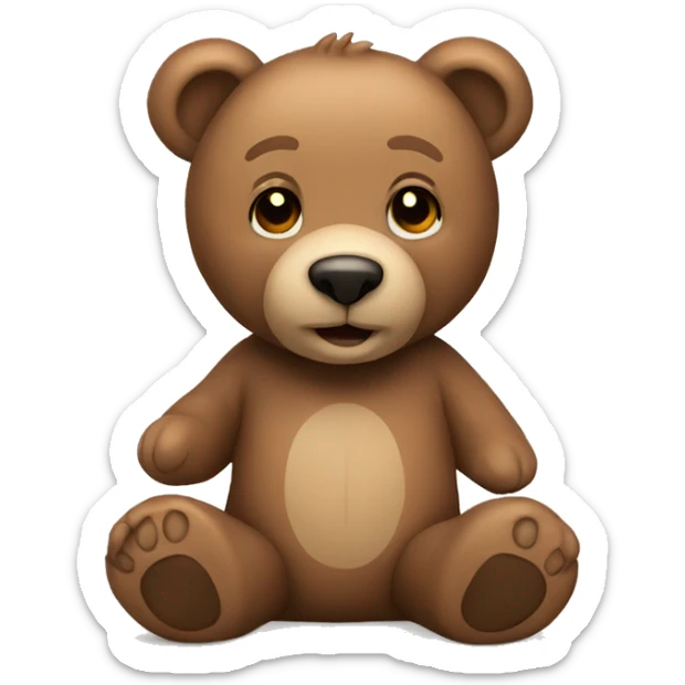 teddy bear sticker