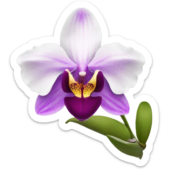 Orchid sticker