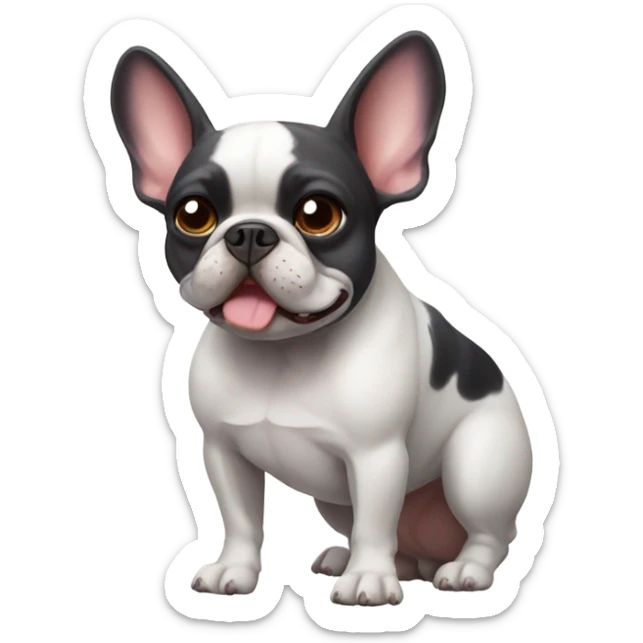 French bulldog  sticker