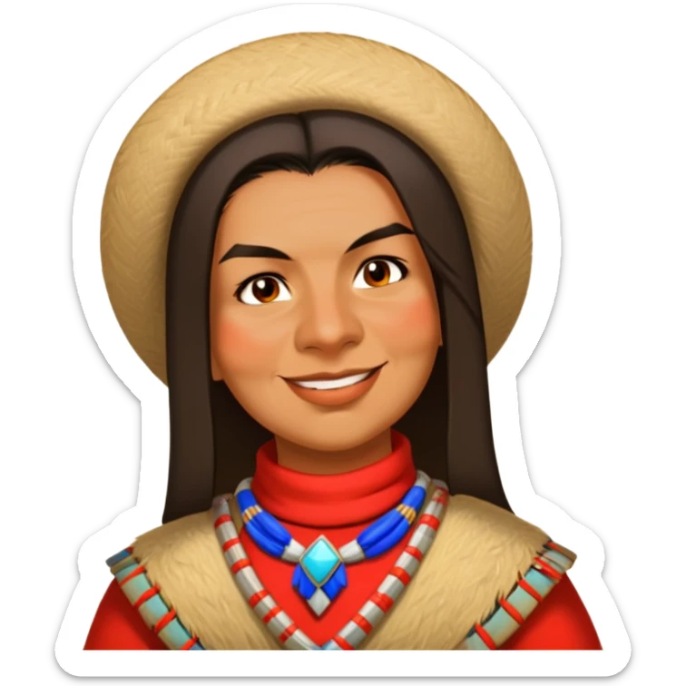 Person with chilen outfit sticker