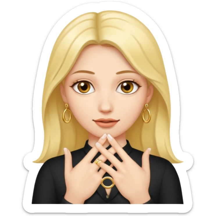 1 nude females with her fingers in her vagina sticker