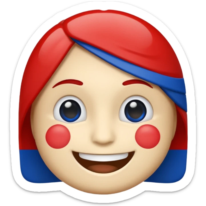 Can u make a emoji with letters CFFA and there color are USA colors make it letters make the CFFA together sticker