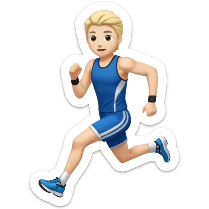 Create me an emoji where the word MHA IS AN EMOJI AND MHA is for a  running club sticker