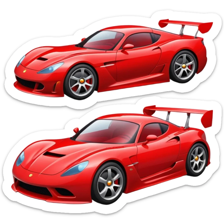 A sportcar sticker