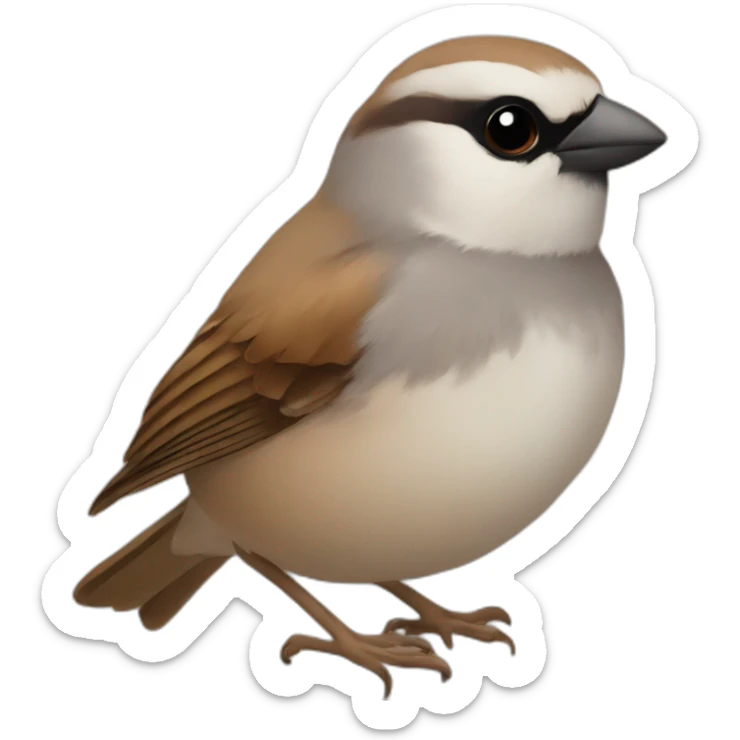 sparrow sticker