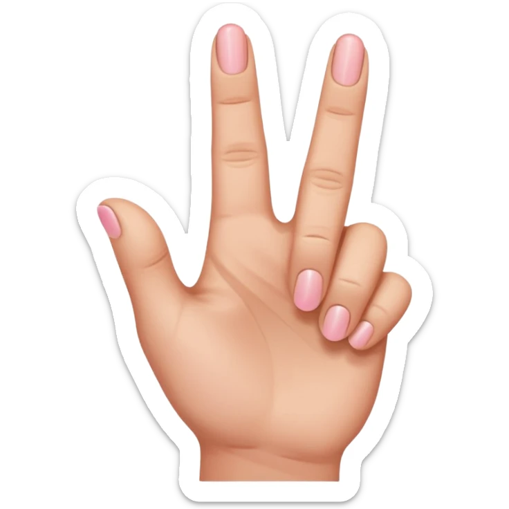 Like the middle finger flipping off emoji but with the pinky finger only (pinky finger flipping off) sticker