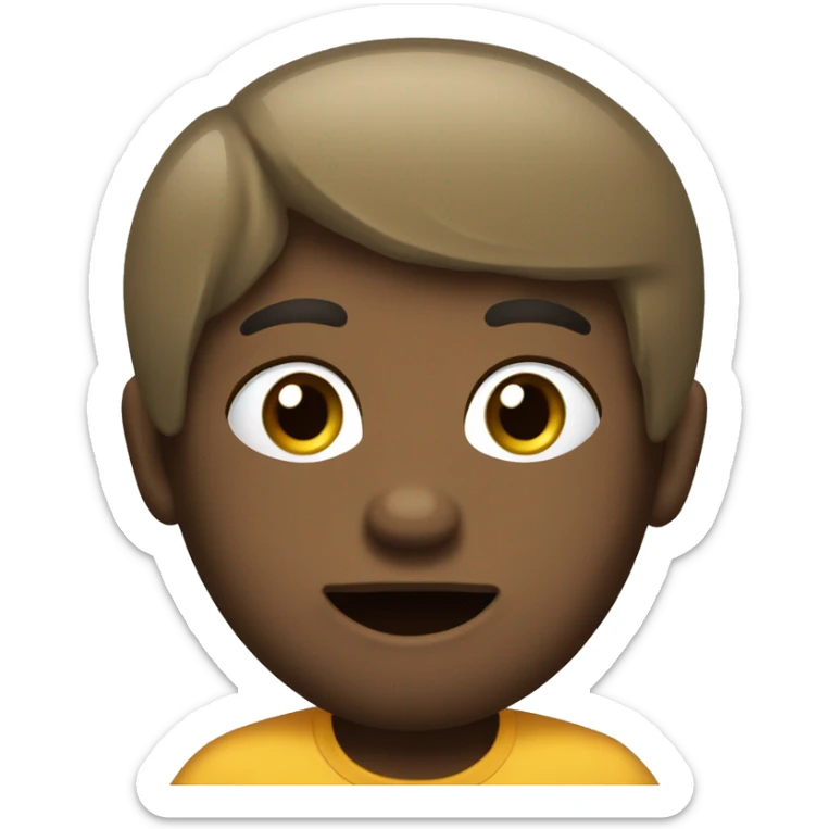 Crie um emoji com um o emoji de língua pra fora e de saldação sticker