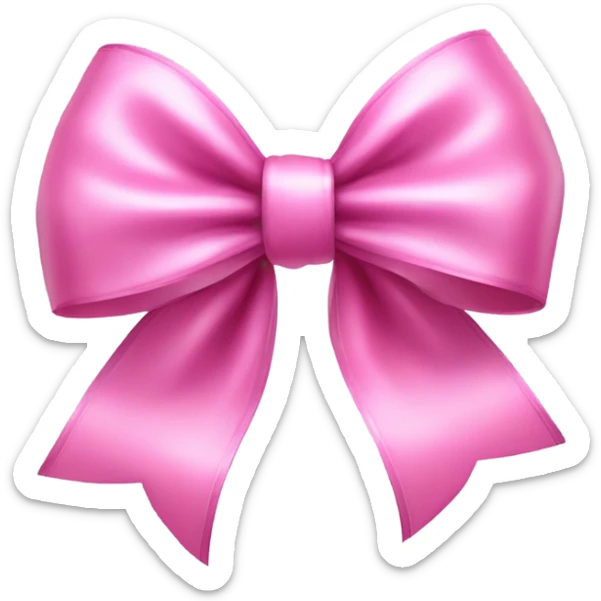 Pink bow  sticker