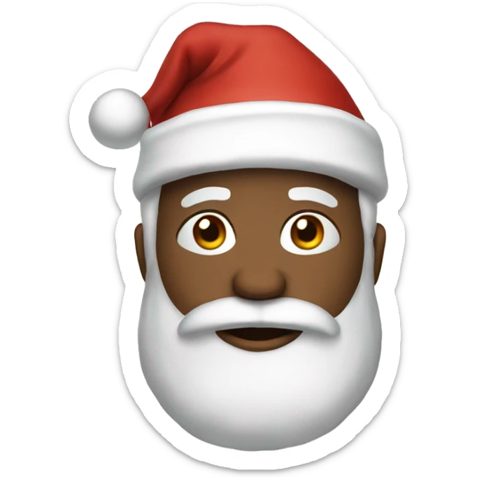 Santa clause sticker