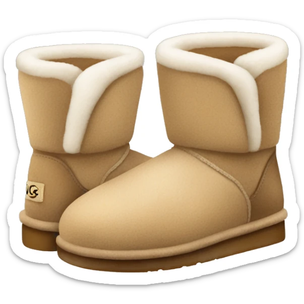 ugg slippers sticker