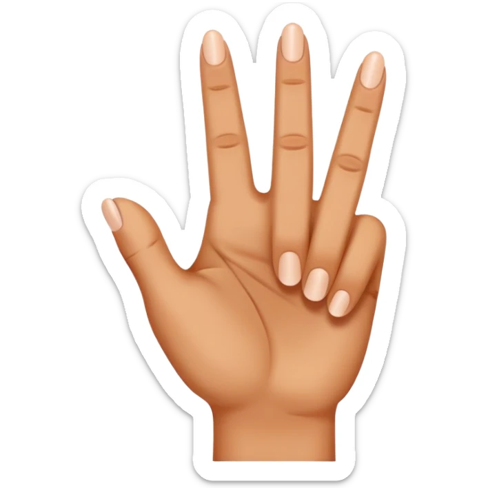 Middle finger  sticker