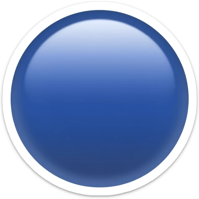 navy blue dot sticker